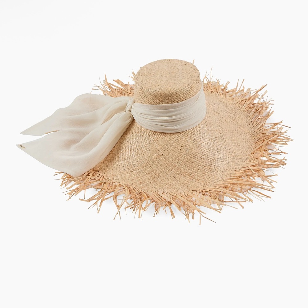 Eugenia Kim Mirabel Natural Raffia wide Brim  Sun Hat
